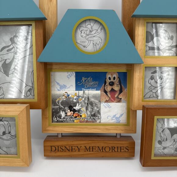 WALT DISNEY WORLD Cinderella's Castle Themed MULTI-OPENING Picture FRAME - Picture 2 of 13